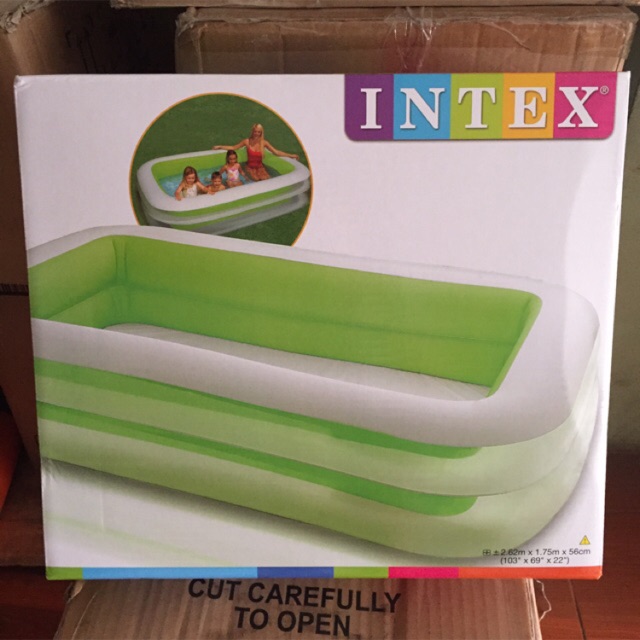 สระว่ายน้ำเป่าลม-intex