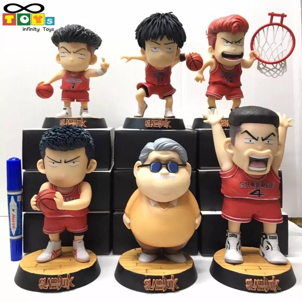 model-slamdunk-โมเดลสแลมดั้ง-ครบทีม-รวม-อาจารย์-ทั้งหมด-6ตัว