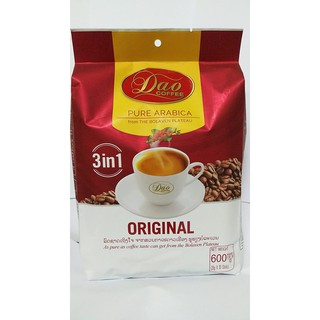 Dao Coffee Original กาแฟสำเร็จรูป 3 in 1 Coffee 20g x 30 packs กาแฟดาว นำเข้าจาก สปป.ลาว Espresso 3in1 20 กรัม x 30 ซอง