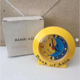 นาฬิกาตั้งโต๊ะ จาก Bank of Asia ของใหม่ ตั้งโต๊ะได้สบาย นาฬิกา ผู้ใหญ่ใช้ได้ เด็กๆก็ชอบแน่นอน ของใหม่ มือ 1 นาฬิกาปลุก