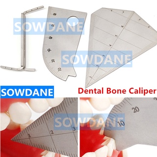 Dental Surgical Bite Gauge Implant Bone Caliper Mouth Gag Opening Capacity Measuring Ruler Stainless Steel Autoclavable