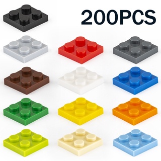 [Funbrick] บล็อคตัวต่อ 2x2 3022 ขนาดเล็ก ของเล่นเสริมการเรียนรู้เด็ก DIY 200 ชิ้น