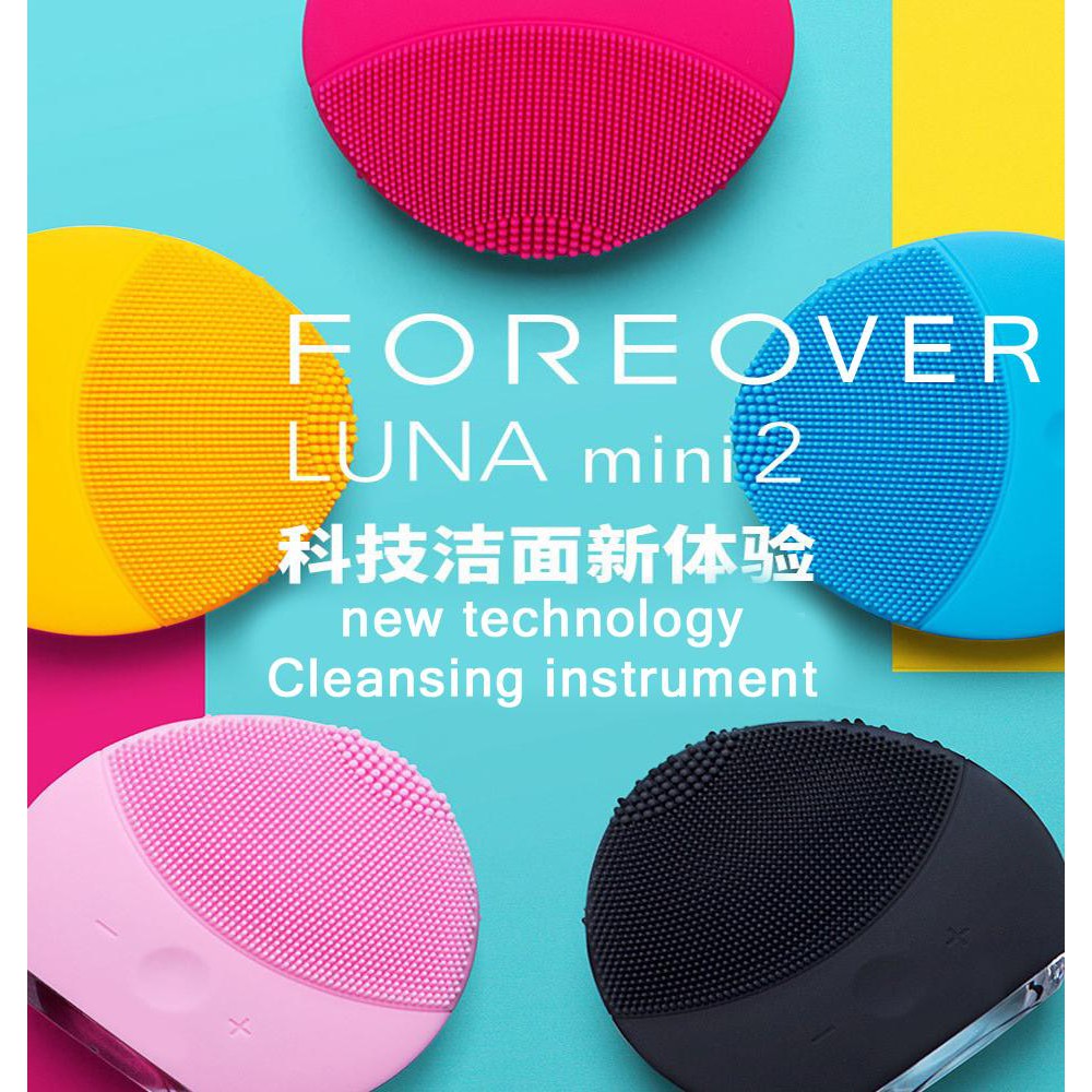 เครื่องล้างหน้า-เครื่องขัดหน้า-แปรงล้างหน้า-forever-luna-mini-2-พร้อมกล่อง-สายชาร์จ-กันน้ำ-แบบชาร์จไฟ-ไม่ต้องใส่ถ่าน