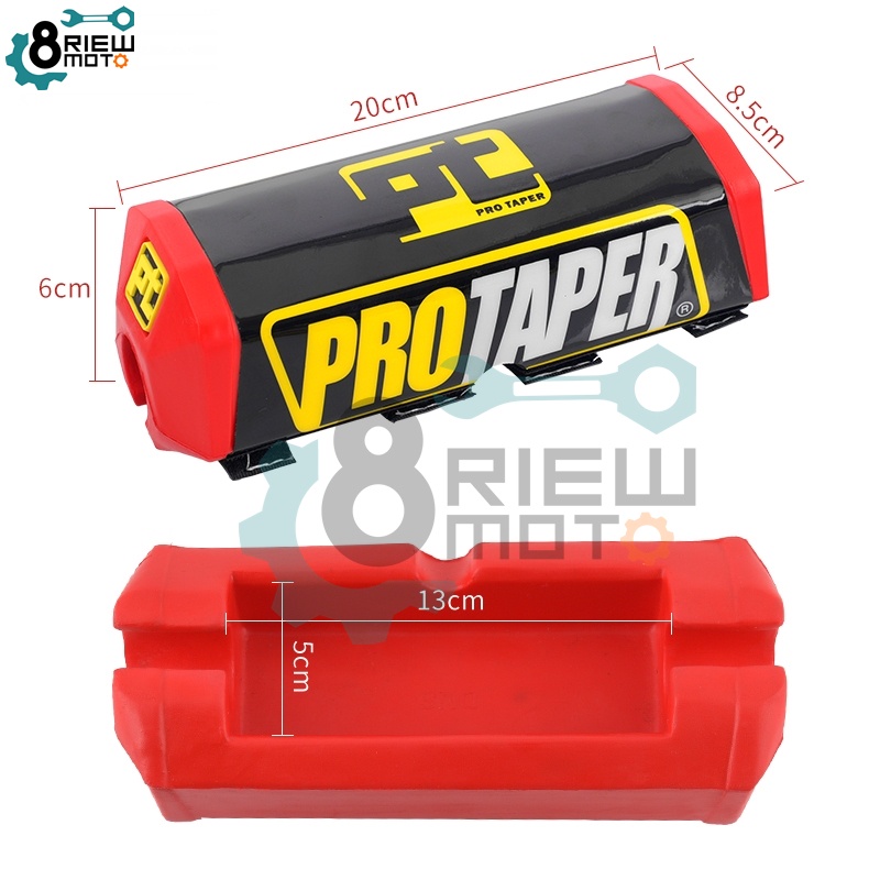 นวมแฮน-protaper-แบบเหลี่ยม-ทรงใหม่-นวมแฮนแต่ง-โปรเเทปเปอร์-โปแทบเปอ-สำหรับรถมอเตอร์ไซค์-ติดตั้งบนแฮนอ้วนแบบไม่มีบาร์