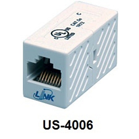 หัวต่อสายแลน-connector-rj45-cat6-link-us-4006-ใช้ต่อสายแลนสองเส้นเข้าด้วยกัน