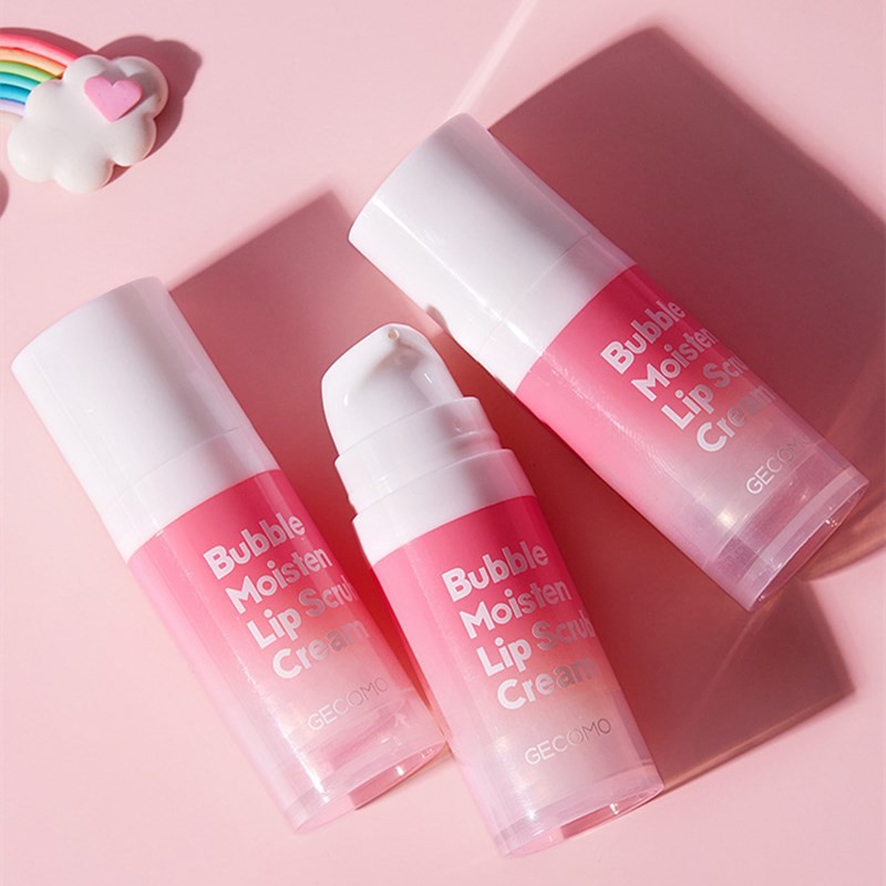 ภาพหน้าปกสินค้าส่งด่วน  สครับปากแบบฟองนุ่ม GECOMO Bubble Moisten Lip Scrub Cream