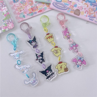 SANRIO พวงกุญแจ จี้รูปเมโลดี้ ขนาดเล็ก เหมาะกับของขวัญ สําหรับตกแต่งกระเป๋า