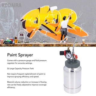 KODAIRA👍👍 เครื่องพ่นสี ถังแรงดัน ขนาดใหญ่ 2 ลิตร สําหรับพ่นสีเชิงพาณิชย์  Paint Sprayer