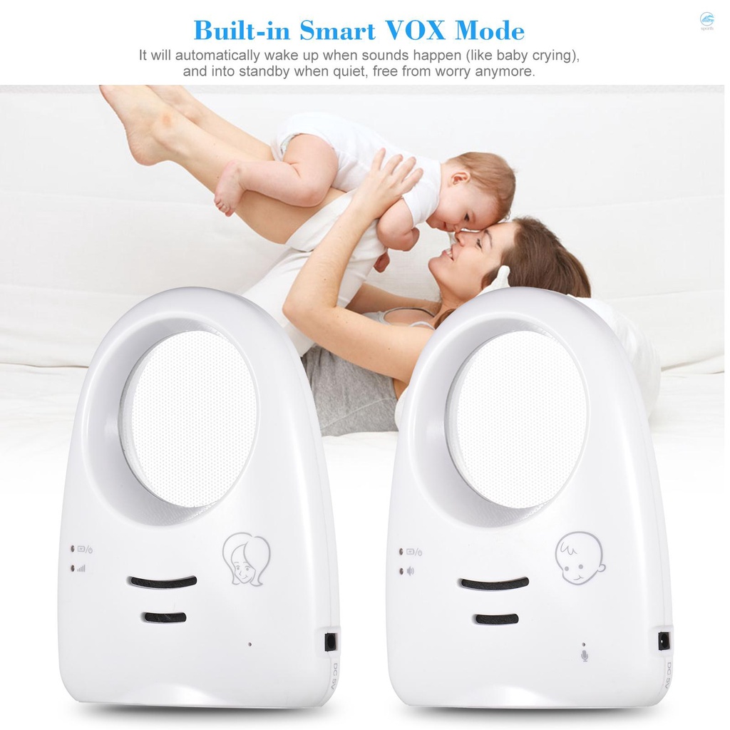 portable-2-4ghz-wireless-digital-audio-baby-monitor-one-way-talk-crystal-clear-baby-cry-detector-sensitive-transmission