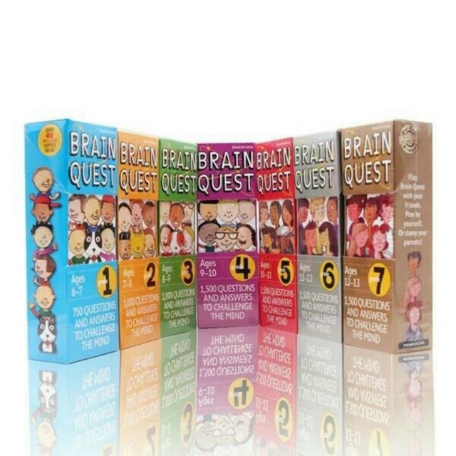 Brain Quest (Grade 1-7) แบบฝึกถาม-ตอบ ความรู้พื้นฐาน Amazon ให้ 5 ดาว ...