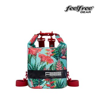 กระเป๋ากันน้ำ ถุงกันน้ำ พรีเมี่ยม FEELFREE TROPPICAL TUBE 15L (TEAL/RED)