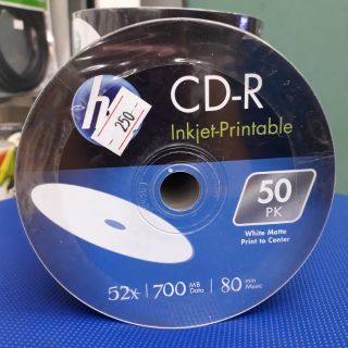 CD-R Printable HP 50pk 52X 700MB