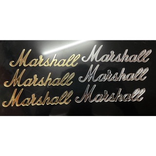 ภาพหน้าปกสินค้าโลโก้ติด ลำโพง ( ราคาต่อชิ้น ) marshall. สูง3cm ซึ่งคุณอาจชอบสินค้านี้