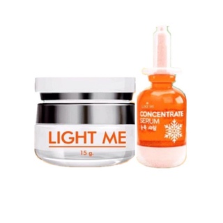 เซตหน้า ครีม+เซรั่ม ไลท์มี LIGHT ME แบรนด์เดียวกับไลท์ไวท์