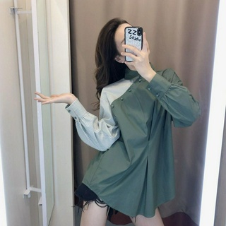 N-yoda เสื้อเชิ้ตแขนยาว ลายทาง สไตล์ใหม่