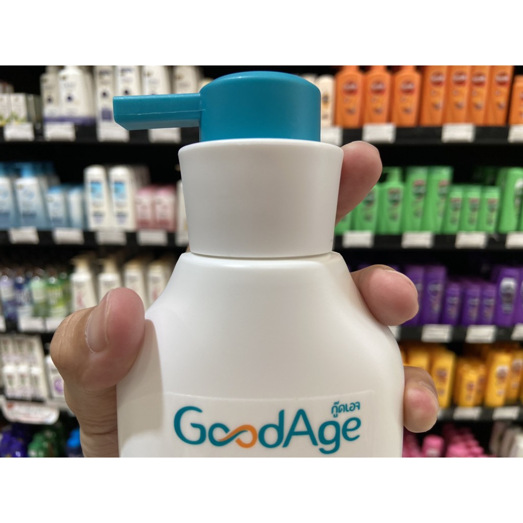 goodage-แชมพูสระผม-350-มล-กุ๊ดเอจ-สูตรอ่อนโยน-สำหรับผมแห้ง-ซอฟท์-แอนด์-สมูท-shampoo-soft-amp-smooth-4594