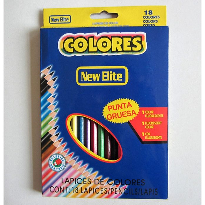ภาพหน้าปกสินค้าดินสอสีไม้ colores 12 สี