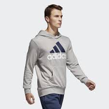 Adidas เสื้อ TR M PulloverHoodie ESS LIN S98775 GRY(2400) | Shopee Thailand