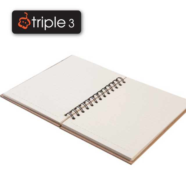 triple3-สมุดโน๊ตริมลวด-notebook-1-เล่ม