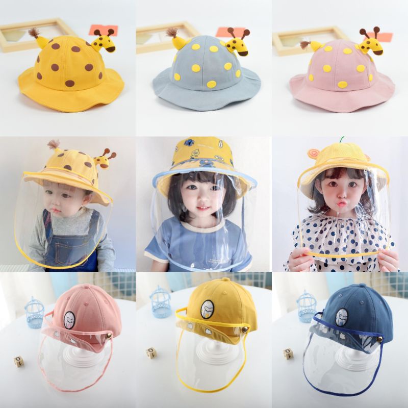 ภาพหน้าปกสินค้าBabybug พร้อมส่ง ​ หมวกทารก เฟสชิล เฟสชิวเด็ก face shield หมวกเด็กแรกเกิด หมวกเด็ก หมวกเด็กอ่อน​ หมวกกันละออง หมวกทารก จากร้าน babybug_officialshop บน Shopee