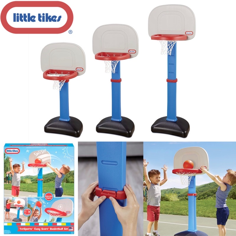 ของแท้💯🇱🇷 แป้นบาส Little Tikes TotSports Easy Score Basketball Set ...