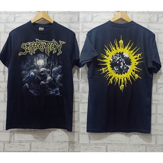 [S-5XL] เสื้อยืด ลาย Suffocation Graveyard