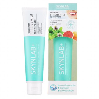 Skynlab สกินแล็บ ยาสีฟันพรีเมี่ยมเฟรชสไมล์ 50กรัม  Premium Fresh Smile Toothpaste Skynlab ยาสีฟันพรีเมี่ยมเฟรชสไมล
