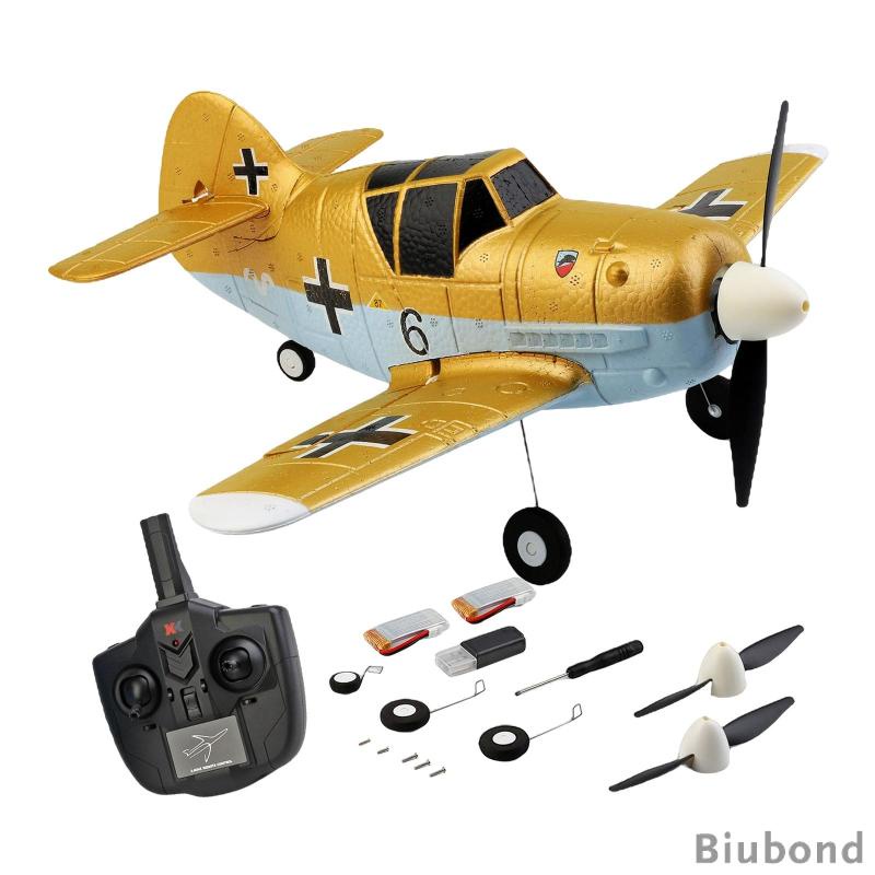 xk-a250-2-4g-4ch-remote-control-bf-109-fighter-epp-aircraft-indoor-outdoor-rc-plane-rtf-6-axis-gyros-1020-coreless-motor-aeroplane-model-toy