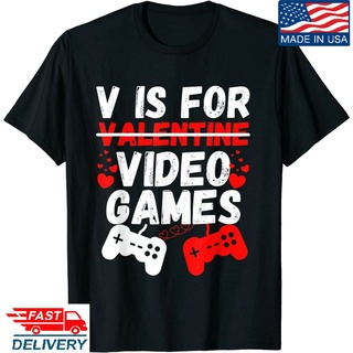 [S-5XL] เสื้อยืด พิมพ์ลายวิดีโอเกม วันวาเลนไทน์ สําหรับผู้ชาย