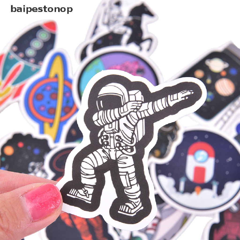 baipestonop-สติกเกอร์-ลายนักบินอวกาศ-สําหรับติดตกแต่งกระเป๋าเดินทาง-แล็ปท็อป-สเก็ตบอร์ด-50-ชิ้น-ขายดี