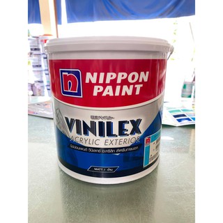 สีน้ำ ทาภายนอกและภายใน แบบด้าน ขนาด 1 แกลลอน นิปปอนเพนต์ วีนิเลกซ์ อะครีลิค เอ็กซ์ทรีเรีย Nippon Paint Vinilex Exterior
