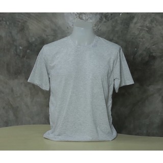 เสื้อยืดคอกลม Cotton 100% ฟรีไซส์ อก 42” สีเทาทอปดรายอ่อน ใส่ได้ทั้งชายและหญิง