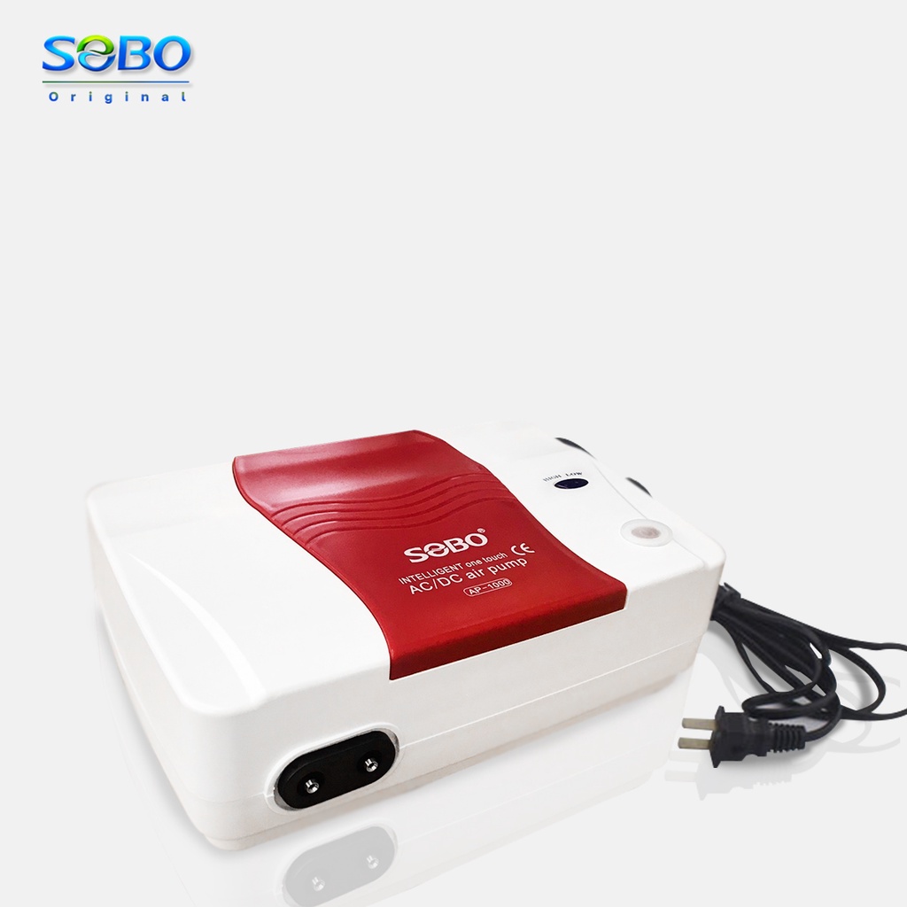 sobo-ap1000-ปั๊มลม-มีแบตเตอรี่ในตัว-ปั๊มออกซิเจน-ac-dc-air-pump