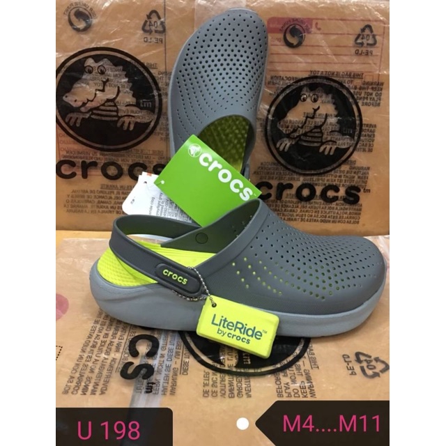 ราคาพิเศษ-crocs-literide-สวมรุ่นใหม่ใส่สบาย-รองเท้าชายหาด