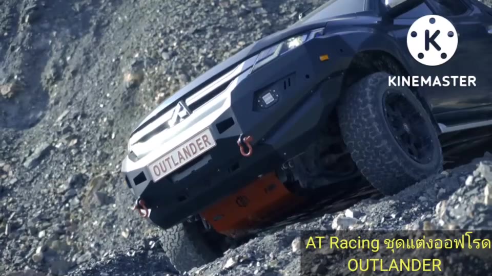 กันชนท้าย-r-2-r-2-rear-bumper-กันชนเหล็กออฟโรด-off-road-4-4-กันชนท้ายoutlander-พร้อมห่วงแดง-1คู่