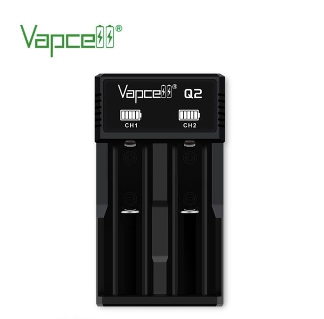 vapcell-q2-เครื่องชาร์จถ่าน-รางชาร์จถ่าน-แท่นชาร์จถ่าน-แบบ2ก้อน