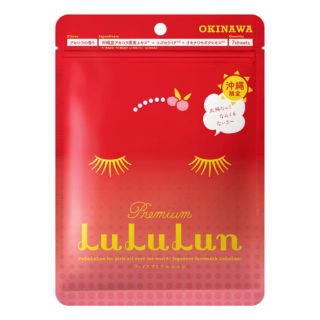 มาส์กหน้าใส 1ห่อ มี7แผ่น Premium Lululun Okinawa Acerola Face Mask