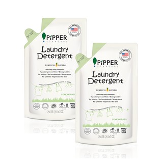 สินค้า Pipper Standard ผลิตภัณฑ์ซักผ้ากลิ่นเลมอนกราส ขนาด 750 มล. (แพคคู่)