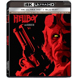 Hellboy (2004)/เฮลล์บอย ฮีโร่พันธุ์นรก (4K Ultra HD + Blu-ray) (4K/BD มีเสียงไทย/ซับไทย)