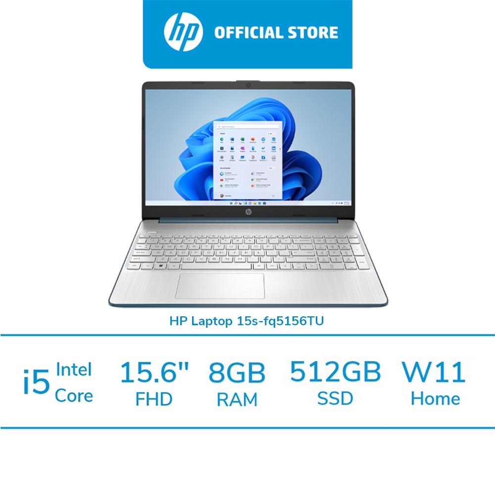 ภาพหน้าปกสินค้าโน๊ตบุ๊ค HP Laptop 15s-fq5156TU i5-1240P / RAM 8GB/ SSD512 GB/ Intel Iris Xe/ Win11Home/ 2Yrs Onsite จากร้าน online_hp บน Shopee
