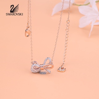 【SALE】🔥พร้อมส่ง🔥แท้ สวาล๊อฟกี Swarovski LIFELONG BOW Necklaceกำไลข้อมือ สวารอฟส ของแท้ 100% ของขวัญสำหรับคนพิเศษ