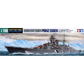 โมเดลประกอบ Tamiya 1/700 TA31805 PRINZ EUGEN GERMAN HEAVY CRUISER