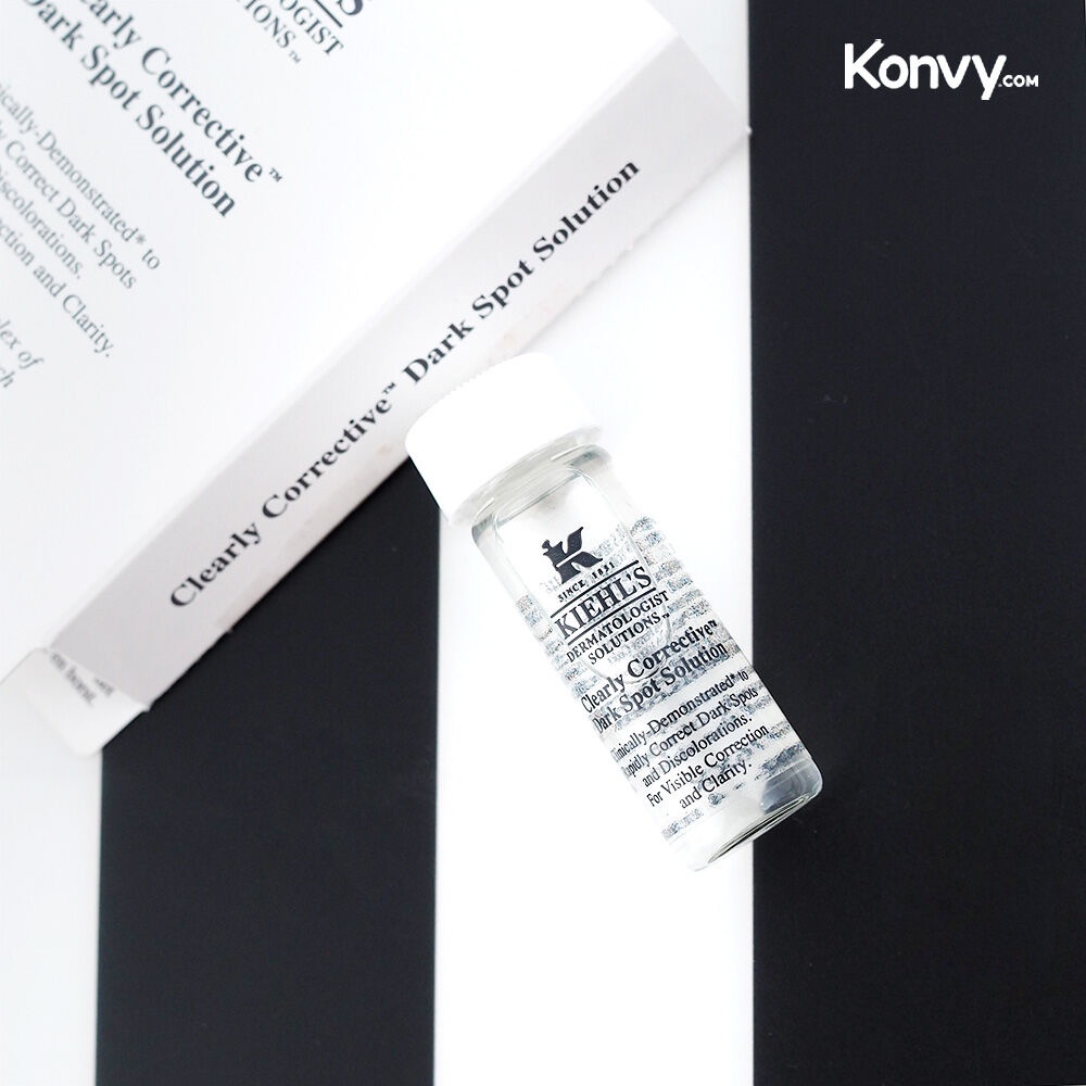 ข้อมูลเพิ่มเติมของ Kiehl's เซรั่มลดจุดด่างดำ เซรั่มลดรอยสิว Clearly Corrective Dark Spot Solution 4ml.