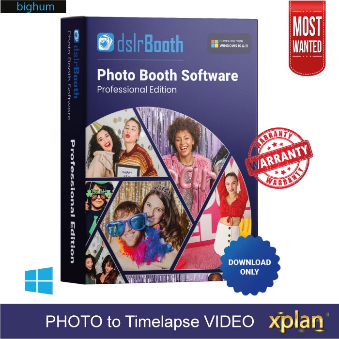 ภาพหน้าปกสินค้าDslrBooth Photo Booth Pro v6.42  Lifetime Full Version For Windows