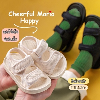 ภาพหน้าปกสินค้าพร้อมส่ง❗️ - รองเท้าแตะ Cheerful Mario ของแท้ รองเท้ารัดส้นสำหรับเด็ก กันลื่น (SKU-2277) ที่เกี่ยวข้อง