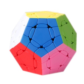 Shegnshou Dodecaheds Speed Cube Puzzle Crazy Megaminx 3x3 Magic Cube Stickerless 1.0 Version