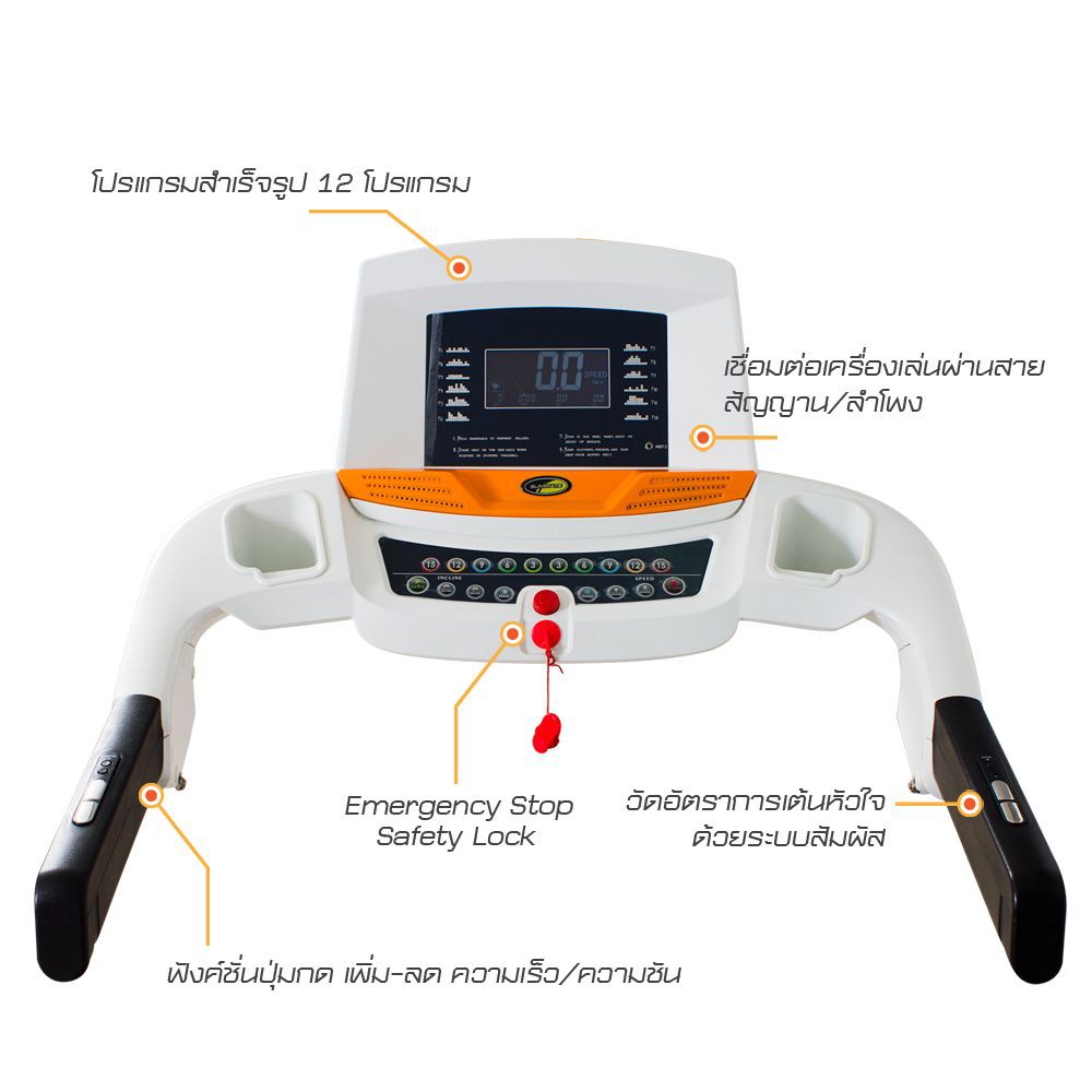 ลู่วิ่งไฟฟ้า-เครื่องลู่วิ่ง-slimmate-sm-2460-เครื่องออกกำลังกาย-กีฬา-ฟิตเนส-treadmill-slimmate-sm-2460