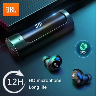 หูฟังบลูทูธ JBL หูฟังบลูทูธไร้สาย หูฟัง หูฟังไร้สาย เสียงเบสแน่น TWS 203 true wireless Bluetooth Headphones รับประกัน