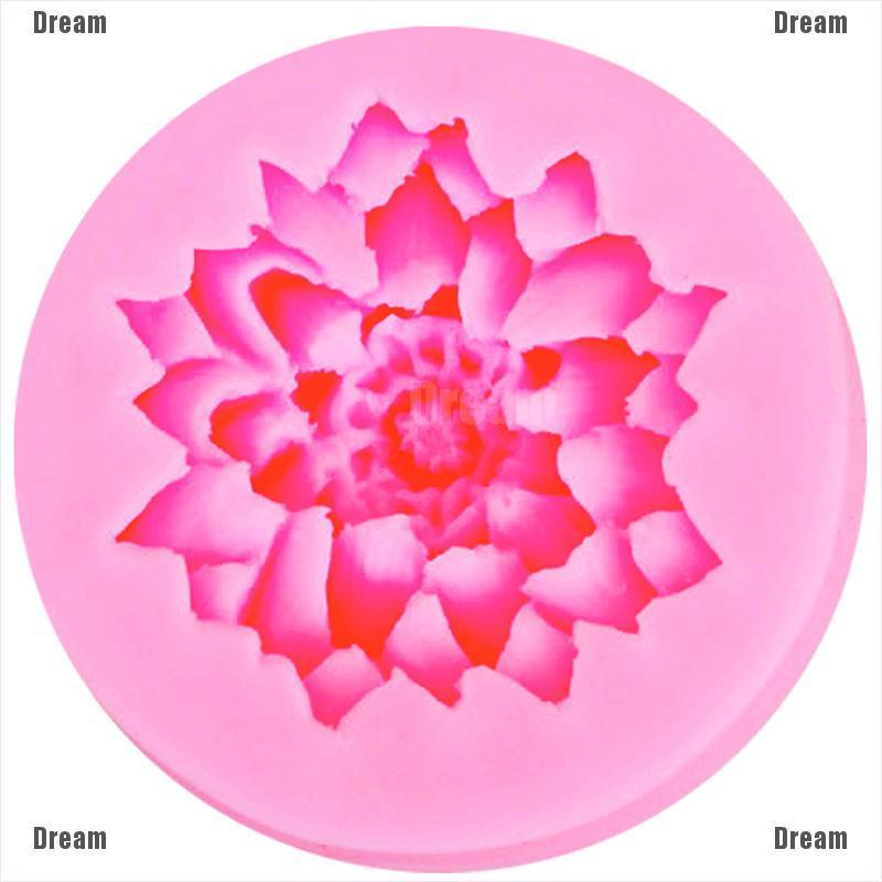 lt-dream-gt-แม่พิมพ์ซิลิโคน-รูปดอกบัว-สําหรับทําเค้กช็อคโกแลต-เบเกอรี่