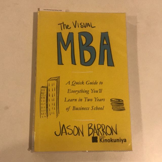 The visual MBA by Jason Barron หนังสือมือสอง | Shopee Thailand